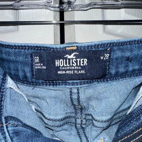 Hollister Dark Blue Flare Jeans - Picture 2 of 3